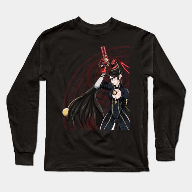 Bayonetta 1 Long Sleeve T-Shirt by X.Artz_